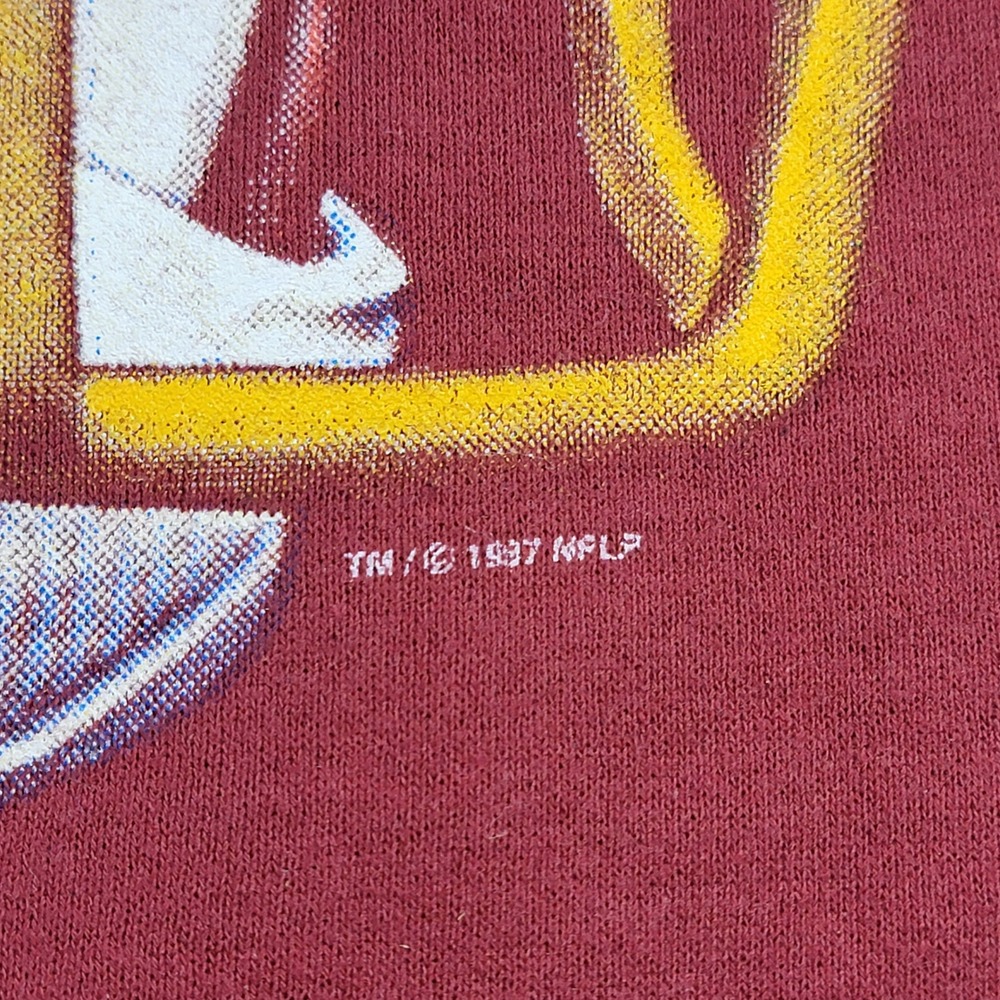 Vintage 1997 Lee Sport Washington Redskins Graphic Sweatshirt NFL USA Men's XL - Picture 3 of 9